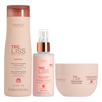 Kit Arvensis Tec Liss - Shampoo 300ml + Máscara 250g + Spray Finalizador 120ml Kit Arvensis Tec Liss - Shampoo 300ml + Máscara 250g + Spray Finalizador 120ml