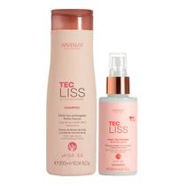 Kit Arvensis Tec Liss - Shampoo 300ml + Spray Finalizador 120ml Kit Arvensis Tec Liss - Shampoo 300ml + Spray Finalizador 120ml