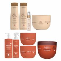 Kit Arvensis Tec Oil 4 Itens + Cachos Ondulados 5 Itens
