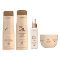 Kit Arvensis Tec Oil Shampoo Condicionador Máscara Óleo