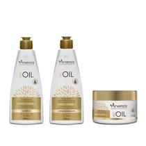 Kit Arvensis Tec Oil Shampoo Condicionador Máscara Kit Arvensis Tec Oil Shampoo Condicionador Máscara