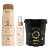 Kit Arvensis Tec Oil Shampoo e Finalizador + Máscara 2x1