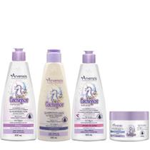 Kit Arvensis Vegano Cachinhos Naturais E Ondulados 4 Produto