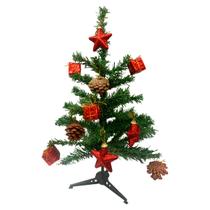 Kit Árvore de Natal Pequena Escritório Recepção Apartamento