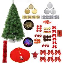 Kit Árvore De Natal Verde 1,20m 170 Galhos 91 Itens Pisca Pisca Led 110v Kit Árvore De Natal Verde 1,20m 170 Galhos 91 Itens Pisca Pisca Led 110v