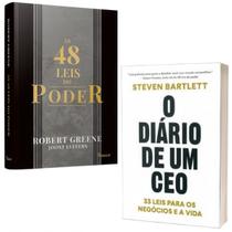 Kit As 48 Leis do Poder + O Diário de um CEO - Robert Greene, Steven Bartlett - Sextante