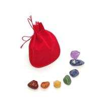 Kit As 7 Pedras dos Chakras - 3cm Ativação Alinhamento Elevação Espiritual Fortalece Emocional Energética