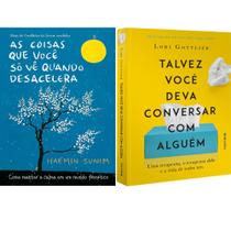 Kit As Coisas Que Você Só Vê Quando Desacelera E Talvez Você Deva Conversar Com Alguém - Kit de Livros Kit As Coisas Que Você Só Vê Quando Desacelera E Talvez Você Deva Conversar Com Alguém - Kit de Livros