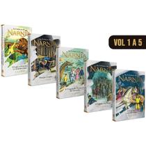 Kit As Crônicas De Nárnia - Vol. 1 a 5 - Leão, Feiticeira e Guarda-Roupa + Príncipe Caspian + Viagem Peregrino + 2