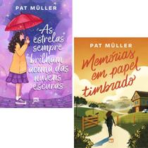 Kit As Estrelas Sempre Brilham Acima Das Nuvens Escuras + Memórias em Papel Timbrado Pat Muller Mundo Cristão