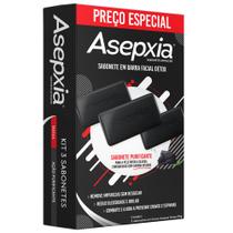 Kit Asepxia Sabonete Facial Detox 3 Unidades