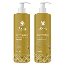 Kit Aspa Shampoo Condicionador Reconstrutor Vegano 300/280ml