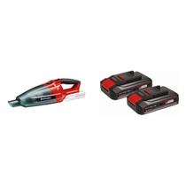 Kit Aspirador de Po Bateria Te-vc 18 Li Solo com Kit Bateria Power X-change 2 Unidades 18v 2,5ah Preto