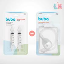 Kit Aspirador e Seringas de Limpeza Nasal Infantil - Acompanha Estojo e 2 Seringas Bico de Silicone