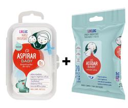 kit Aspirador Nasal Aspirar Baby + AssoarBaby lenços Likluc 100% Original Envio Imediato - LIk LUC