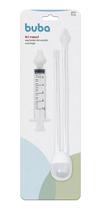 Kit Aspirador Sucção E Seringa Lavador Nasal Catarro Buba
