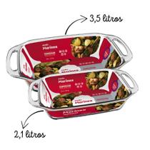 Kit Assadeira Retangular Seletta Marinex 2,1 + 3,5LT