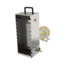 Kit - Assador Churrasquito 10 Espetinhos Em Inox Pr-199 + Kit Gás 1kg - Progás Kit - Assador Churrasquito 10 Espetinhos Em Inox Pr-199 + Kit Gás 1kg - Progás