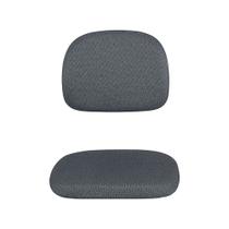 Kit Assento e encosto tapecado conjunto secretaria ponta caida para cadeira de escritorio Cinza Kit Assento e encosto tapecado conjunto secretaria ponta caida para cadeira de escritorio Cinza