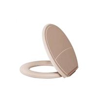 Kit Assento Sanitário Plástico Plus Slim + Cx. Descarga Bege