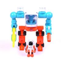 Kit Astronauta Robo Transformavel Missão Em Marte Walker Fun