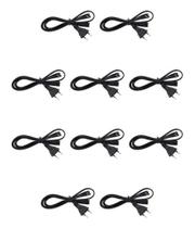 Kit Atacado 10 Cabos Energia Bipolar 150cm P/ Tv