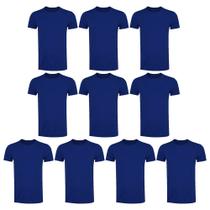 Kit Atacado 10 Camisetas PMC Básica Masculina