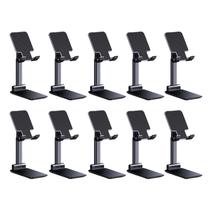 Kit Atacado 10 Suporte Tripé Mesa Celular Retratil Portátil Movel Tablet iPad Iphone Android Smartphone