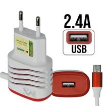 Kit Atacado 20 Peças Carregador Celular Micro Usb V8 Rapido 1 Porta