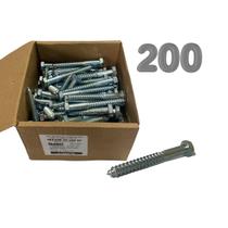Kit Atacado 200un Parafuso Francês Sextavado Fenda 5/16 x 70 Kit Atacado 200un Parafuso Francês Sextavado Fenda 5/16 x 70
