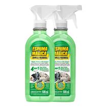 Kit Atacado 2pcs Produto Limpa Sofá Carro Colchão Cozinha