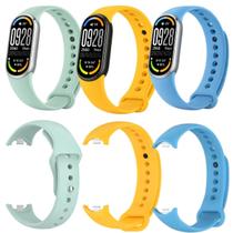 Kit Atacado 3 Pulseiras Para Xiaomi Mi Band 8 9 10 Premium Original