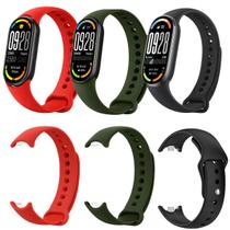 Kit Atacado 3 Pulseiras Para Xiaomi Mi Band 8 9 10 Premium Original