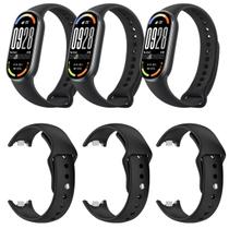 Kit Atacado 3 Pulseiras Para Xiaomi Mi Band 8 9 10 Premium Original