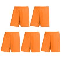 Kit Atacado 5 Calções PMC Futebol Infantil