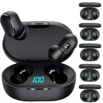 Kit Atacado 5 Fones De Ouvido E6s Sem Fio Bluetooth 5.1 Tws