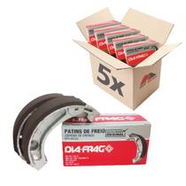 Kit Atacado 5 Patins Lona de Freio Diafrag Tradicional Standard Biz Pop 100 110 125 Bros 125 150 Crf 150 230