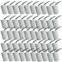 Kit atacado 50 capacitor 20x250v 2 fios metalizado tri