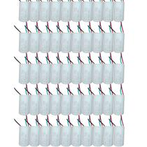 Kit atacado 50 capacitor 3 fios redondo 4+6 uf x 250v tri Kit atacado 50 capacitor 3 fios redondo 4+6 uf x 250v tri