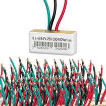 Kit atacado 50 capacitor ventilador 07+09x400v 3fios quadrad