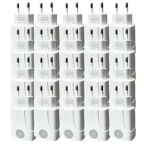 Kit Atacado 50 Carregador Universal Caixinha Celular Turbo Rápido Universal Usb 3.1A 2 Portas 20w