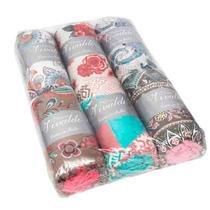 Kit Atacado 6 Jogos de Cama Casal Estampado Vivaldi Sortido Para Revenda