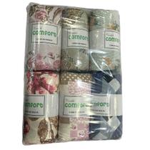 Kit Atacado 6 Jogos de Cama King Size Estampado Comfort Sortido Para Revenda Kit Atacado 6 Jogos de Cama King Size Estampado Comfort Sortido Para Revenda