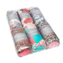 Kit Atacado 6 Jogos de Cama Queen Size Estampado Vivaldi Sortido Para Revenda
