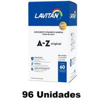 Kit Atacado Lavitan com 96 - Lavitan Az Original com 60 Capsulas Cimed