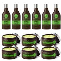 Kit Atacado Pistache Therapy 6 Shampoo e Máscara Efeito Teia Anjore Multibenefícios