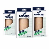 Kit Atadura Compressiva 8 10 12cm Famara Linfopress Lipedema