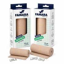 Kit Atadura Compressiva Lipedema Linfopress 10 e 12cm x 2,7m Kit Atadura Compressiva Lipedema Linfopress 10 e 12cm x 2,7m