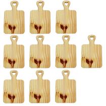 Kit até 10 Tábuas Mesa Posta Petiscos e Frios Madeira Pinus Tratada Kit até 10 Tábuas Mesa Posta Petiscos e Frios Madeira Pinus Tratada