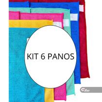 Kit Até 12 Panos De Microfibra Multiuso Camesa Super Absorvente Atoalhado Carro Casa Não Arranha Kit Até 12 Panos De Microfibra Multiuso Camesa Super Absorvente Atoalhado Carro Casa Não Arranha